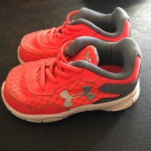 Toddler Under Armour shoes.